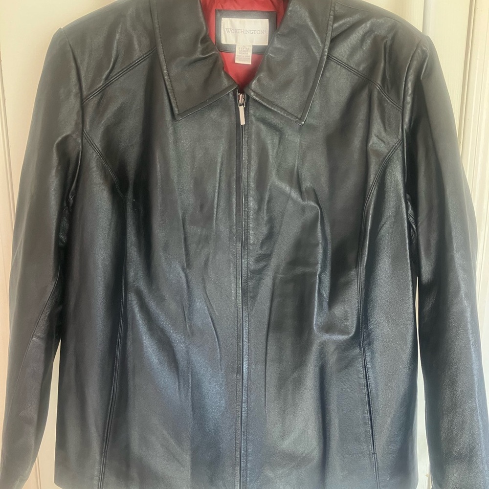 Worthington Ladies Leather Jacket
